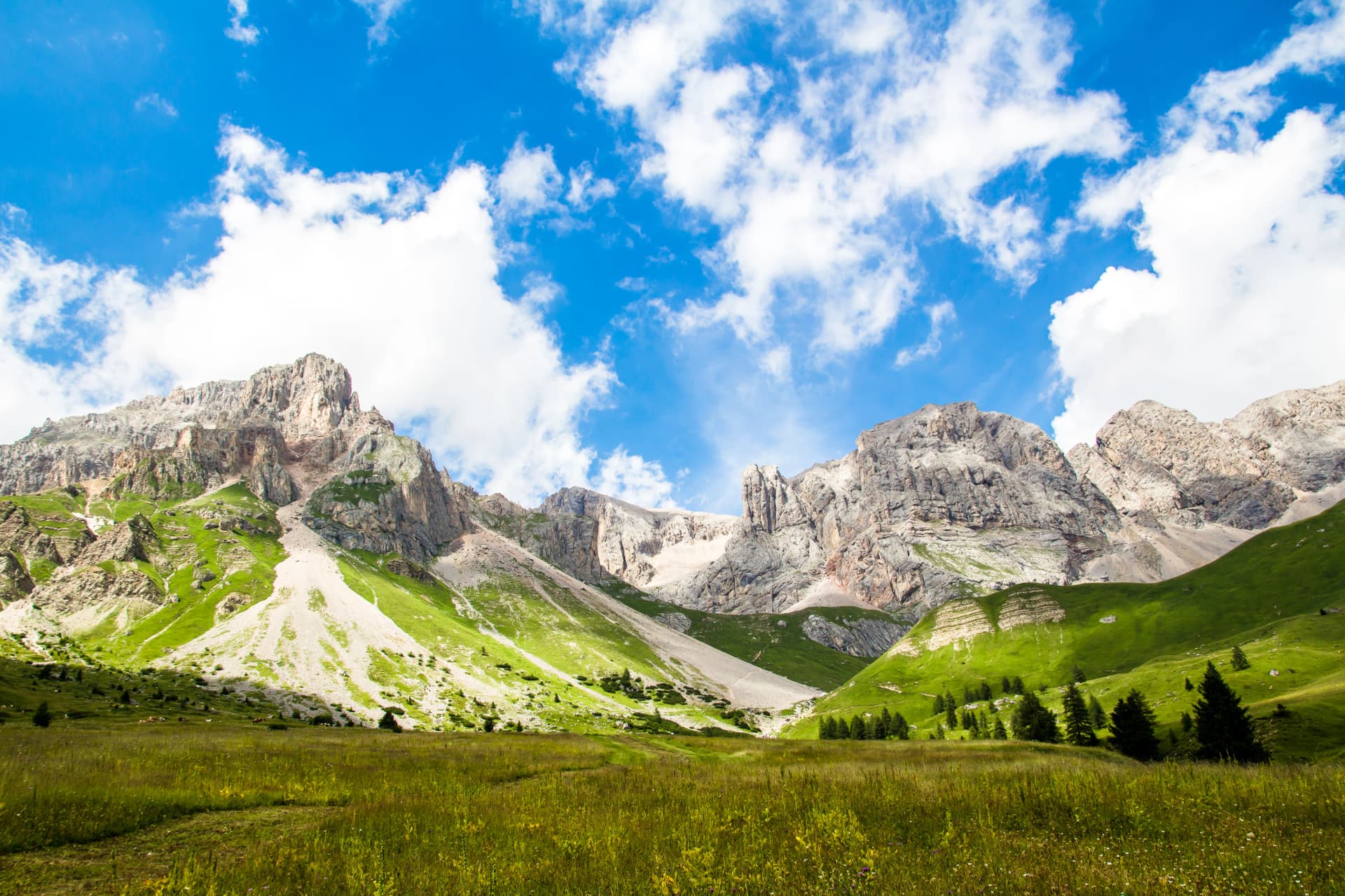 Fuciade valley in the Italian Dolomites