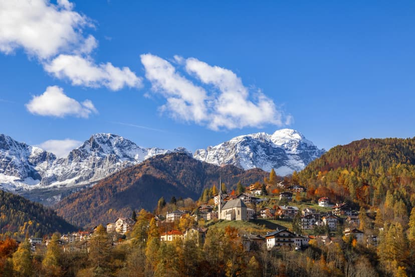 Val di Zoldo, dolomiti bellunesi, 