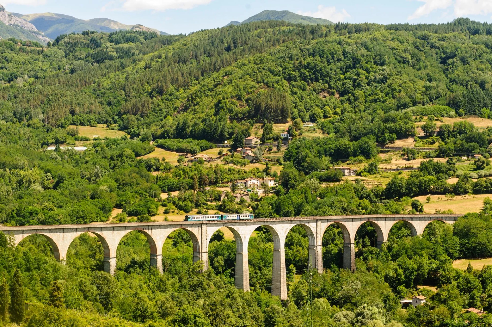 Landscape in Garfagnana (Tuscany)