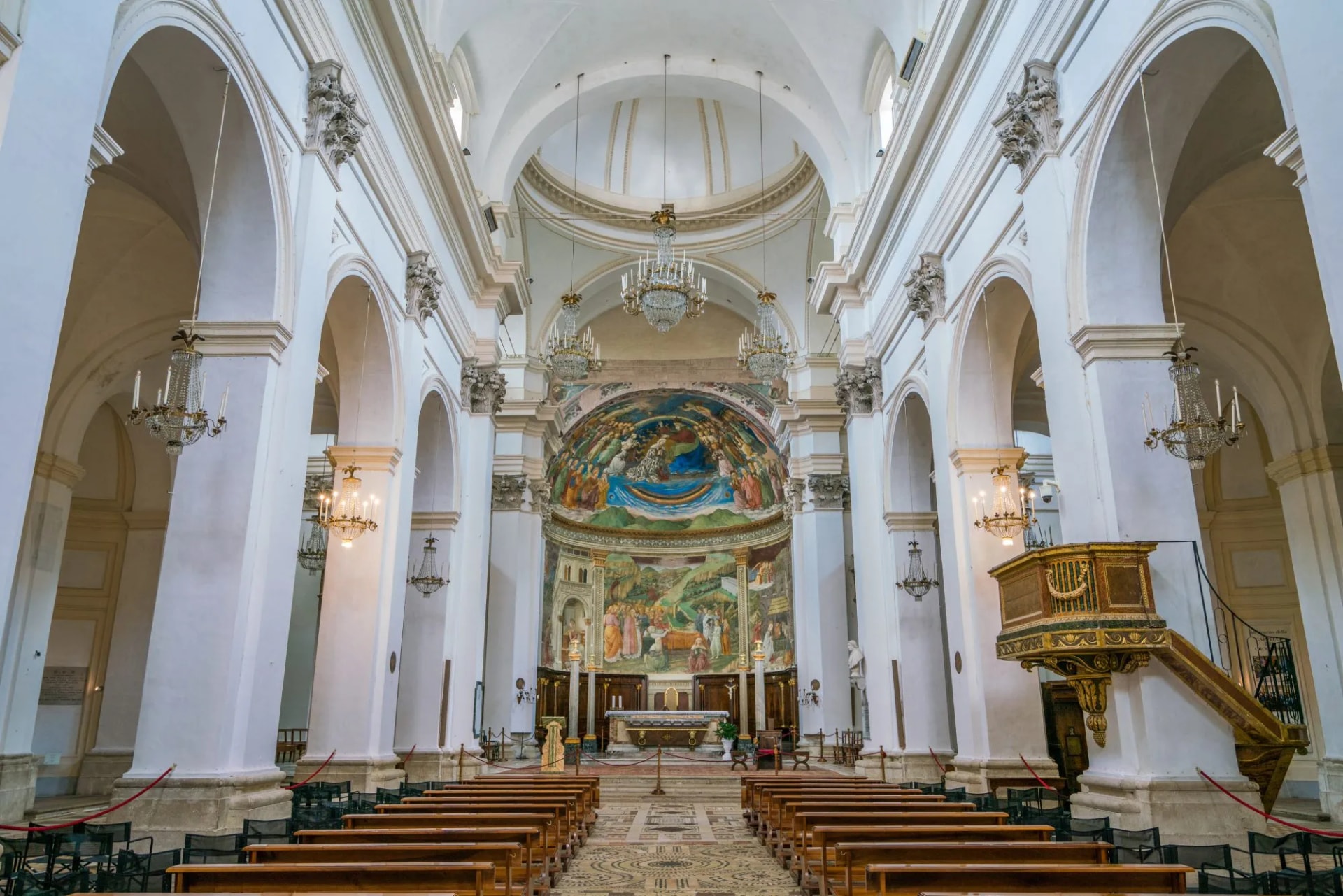 Duomo of Spoleto. Umbria, central Italy.